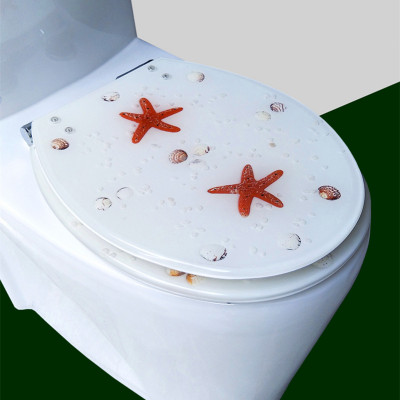 馬桶蓋 UVO型家用通用老式抽水樹脂馬桶圈加厚坐便器蓋廁所板配件-乳白海星 馬桶蓋 UVO型家用通用老式抽水樹脂馬桶圈加厚坐便器蓋廁所板配件-乳白海星
